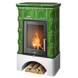 Kachlová kamna ABX Britania exklusive, Moosgrün